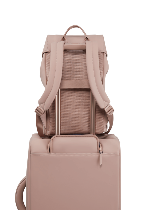 Lipault Lost In Berlin MIini Exile Backpack  Rose Quartz