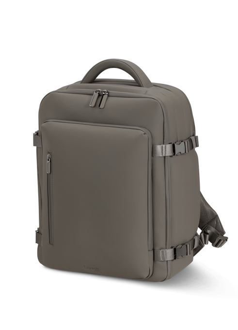 Lipault Lost In Berlin Travel Backpack 2.0  Ash Stone