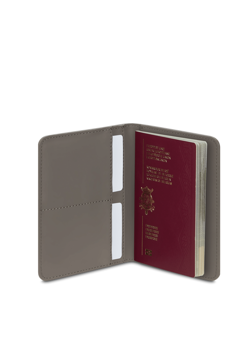 Lipault Lost In Berlin Passport cover  Ash Stone Lipault Lost In Berlin Passport cover  Ash Stone