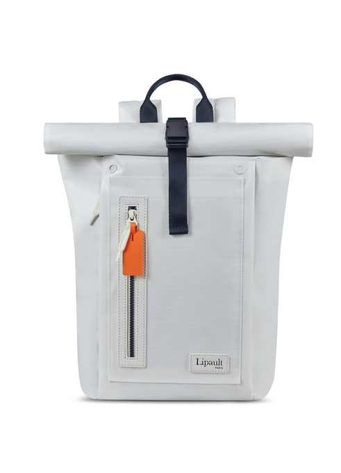 Lipault Lipault Design Lab ROLLTOP BACKPACK  Blanco