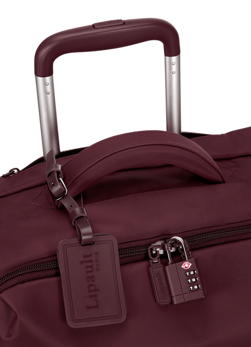 Lipault Foldable Plume Duffle with Wheels  Bordeaux