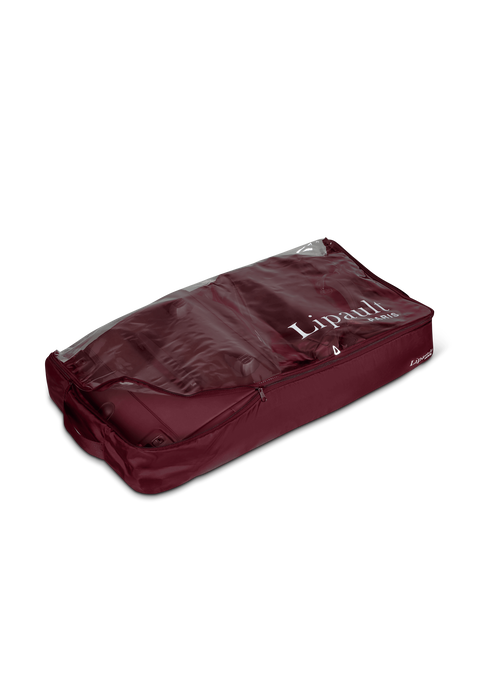 Lipault Foldable Plume Duffle with Wheels  Bordeaux