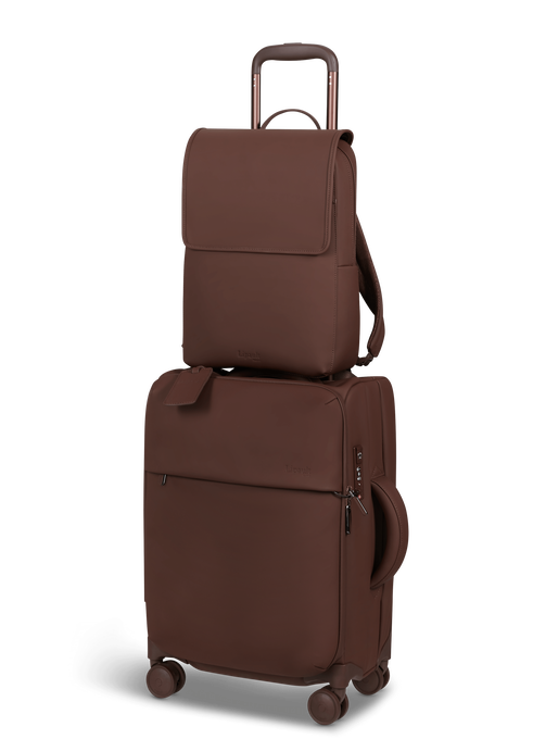 Lipault Lost In Berlin Square Backpack 2.0  Spiced Mocha