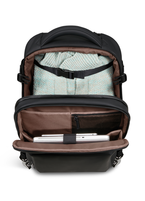 Lipault Lost In Berlin Backpack Pro With Wheels  Black